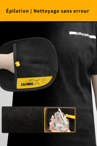 YOMIPET Gants Anti-Poils Électrostatiques – Nettoyez en un seul geste 🐾
